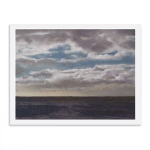 Shoreham Beach dark sea