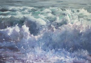 Beach surf, summer, shoreham beach